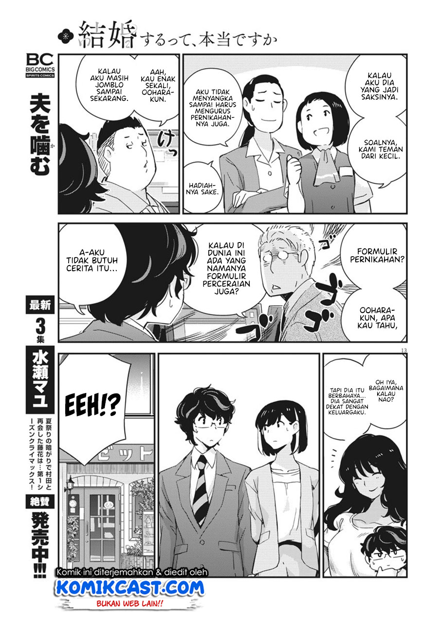 Kekkon Surutte, Hontou Desu ka? Chapter 53 Gambar 14